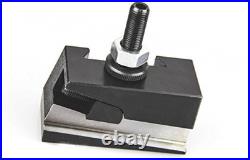 0XA Quick Change Tool Post Set Steel Mini Lathe 7x10 7x12 7x14 Turning Boring