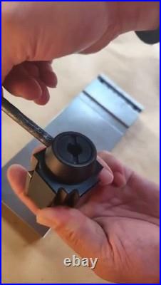 0XA Quick Change Tool Post Set Steel Mini Lathe 7x10 7x12 7x14 Turning Boring