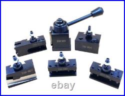 0XA Wedge Type Quick Change Tool Post Set For Mini Lathe 6-9 SWING Steel Mat 0XA Wedge Type Quick Change Tool Post Set For Mini Lathe 6-9 SWING Steel Mat