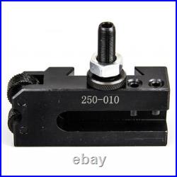 0XA Wedge Type Quick Change Tool Post Set For Mini Lathe 6-9 SWING Steel Mat