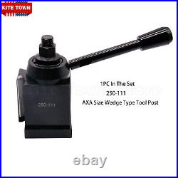 10Pcs AXA Wedge Type Quick Change Tool Post 250-111 Set for 6 12 Lathe Steel 10Pcs AXA Wedge Type Quick Change Tool Post 250-111 Set for 6 12 Lathe Steel