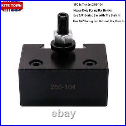 10Pcs AXA Wedge Type Quick Change Tool Post 250-111 Set for 6 12 Lathe Steel 10Pcs AXA Wedge Type Quick Change Tool Post 250-111 Set for 6 12 Lathe Steel