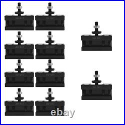 10Pcs BXA 250-201T Oversize 3/4 Turning Quick Change Tool Post Holder Lathe CNC