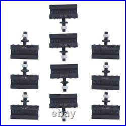 10 Pcs Quick Change Tool Post Turning & Facing Holder AXA #1 250-101 For Lathe