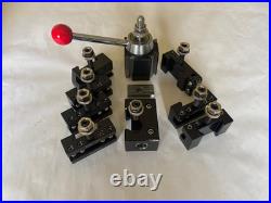 10pc WEDGE TYPE AXA QUICK CHANGE TOOLPOST SET, #101 CRAFTSMAN LATHES OR SIMULAR