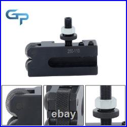 11Pc AXA Wedge Type Quick Change Tool Post 250-111 Set for 6-12 Lathe Steel