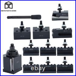 11Pcs AXA 250-111 6 12 Lathe Steel Wedge Type Quick Change Tool Post Set