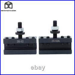 11Pcs AXA 250-111 6 12 Lathe Steel Wedge Type Quick Change Tool Post Set