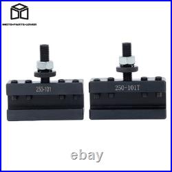 11Pcs AXA 250-111 6 12 Lathe Steel Wedge Type Quick Change Tool Post Set