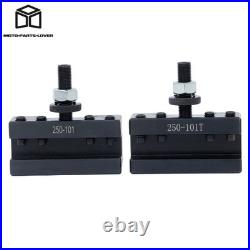 11Pcs AXA 250-111 6 12 Lathe Steel Wedge Type Quick Change Tool Post Set