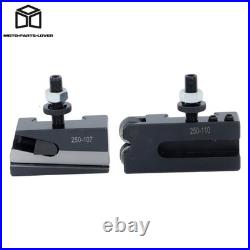 11Pcs AXA 250-111 6 12 Lathe Steel Wedge Type Quick Change Tool Post Set