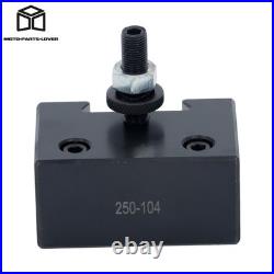 11Pcs AXA 250-111 6 12 Lathe Steel Wedge Type Quick Change Tool Post Set