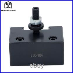 11Pcs AXA 250-111 6 12 Lathe Steel Wedge Type Quick Change Tool Post Set