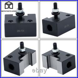 11Pcs AXA 250-111 6 12 Lathe Steel Wedge Type Quick Change Tool Post Set