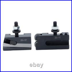 11Pcs AXA 250-111 Wedge Type Quick Change Tool Post Set for 6 12 Lathe Steel