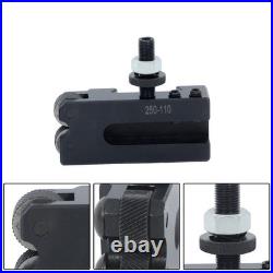 11Pcs AXA 250-111 Wedge Type Quick Change Tool Post Set for 6 12 Lathe Steel