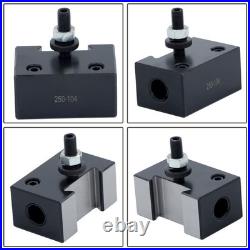 11Pcs AXA 250-111 Wedge Type Quick Change Tool Post Set for 6 12 Lathe Steel