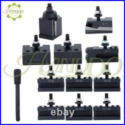 11Pcs AXA Wedge Type Quick Change Tool Post 250-111 Set Steel for 6 12 Lathe