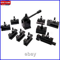 11Pcs AXA Wedge Type Quick Change Tool Post 250-111 Set for 6 12 Lathe Steel 11Pcs AXA Wedge Type Quick Change Tool Post 250-111 Set for 6 12 Lathe Steel