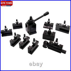 11Pcs AXA Wedge Type Quick Change Tool Post 250-111 Set for 6 12 Lathe Steel