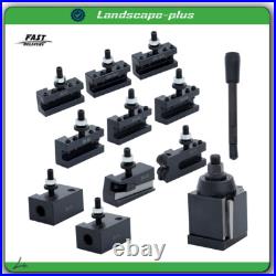 11Pcs AXA Wedge Type Quick Change Tool Post 250-111 Set for 6 12 Lathe Steel 11Pcs AXA Wedge Type Quick Change Tool Post 250-111 Set for 6 12 Lathe Steel