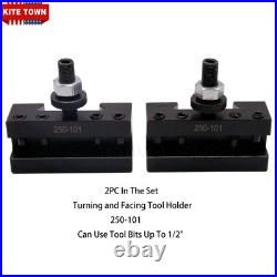 11Pcs AXA Wedge Type Quick Change Tool Post 250-111 Set for 6 12 Lathe Steel