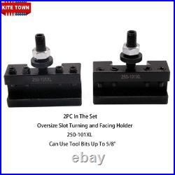 11Pcs AXA Wedge Type Quick Change Tool Post 250-111 Set for 6 12 Lathe Steel