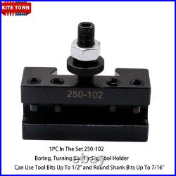 11Pcs AXA Wedge Type Quick Change Tool Post 250-111 Set for 6 12 Lathe Steel