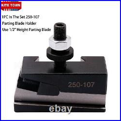 11Pcs AXA Wedge Type Quick Change Tool Post 250-111 Set for 6 12 Lathe Steel 11Pcs AXA Wedge Type Quick Change Tool Post 250-111 Set for 6 12 Lathe Steel