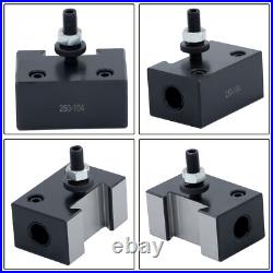 11Pcs AXA Wedge Type Quick Change Tool Post 250-111 Set for 6 12 Lathe Steel