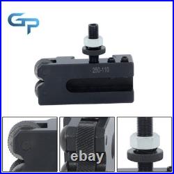 11Pcs AXA Wedge Type Quick Change Tool Post 250-111 Set for 6 12 Lathe Steel