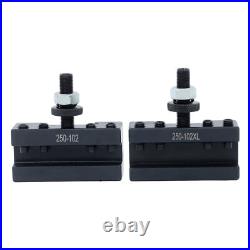 11Pcs AXA Wedge Type Quick Change Tool Post 250-111 Set for 6 12 Lathe Steel
