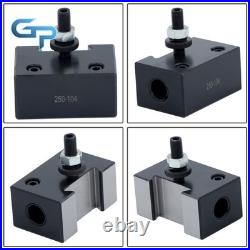 11Pcs AXA Wedge Type Quick Change Tool Post 250-111 Set for 6 12 Lathe Steel