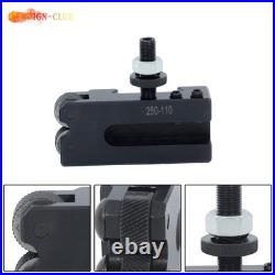 11 Pcs AXA 250-111 6 12 Lathe Steel Wedge Type Quick Change Tool Post Set