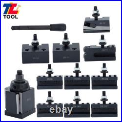 11 Pcs AXA 250-111 6 12 Type Quick Change Tool Post Set Lathe Steel Wedge