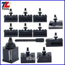 11 Pcs AXA 250-111 6 12 Type Quick Change Tool Post Set Lathe Steel Wedge