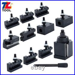 11 Pcs AXA 250-111 6 12 Type Quick Change Tool Post Set Lathe Steel Wedge