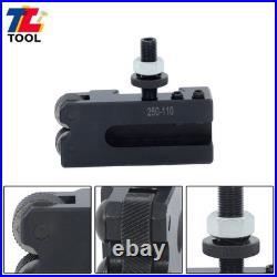 11 Pcs AXA 250-111 6 12 Type Quick Change Tool Post Set Lathe Steel Wedge