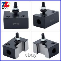 11 Pcs AXA 250-111 6 12 Type Quick Change Tool Post Set Lathe Steel Wedge