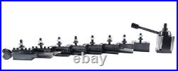 11 Pcs Wedge Type Quick Change Tool Post Set for 6-12 Lathe