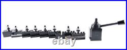 11 Pcs Wedge Type Quick Change Tool Post Set for 6-12 Lathe