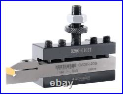 11 Pcs Wedge Type Quick Change Tool Post Set for 6-12 Lathe