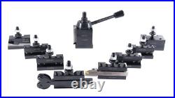 11 Pcs Wedge Type Quick Change Tool Post Set for 6-12 Lathe
