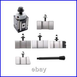 13-18 Lathe Swing CNC CXA Piston Quick Change Tool Post Set 6Pcs CXA 250-300