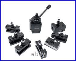 13-18 in Wedge Type Quick Change Tool Post (USA Style) 8 Pc CXA, 0251-0338