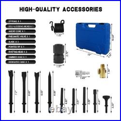 13-Piece Air Hammer Kit, 2500 BPM, Quick-Change Tool Set for Professionals