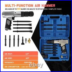 13-Piece Air Hammer Kit, 2500 BPM, Quick-Change Tool Set for Professionals