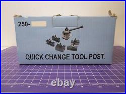 250-200 BXA Quick Change Tool Post & 5 Holders Wedge Type 10-15 Swing New