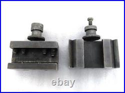 2 Enco Type 60-A Quick Change Tool Post Holders, Similar to Dickson and Enco 45