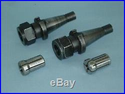 2 KENNAMETAL NMTB 30 QUICK CHANGE TOOL HOLDERS 3/8 1/2 inch Erickson Collets
